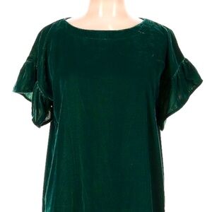 Green Velvet Dress—Perfect for the Holidays